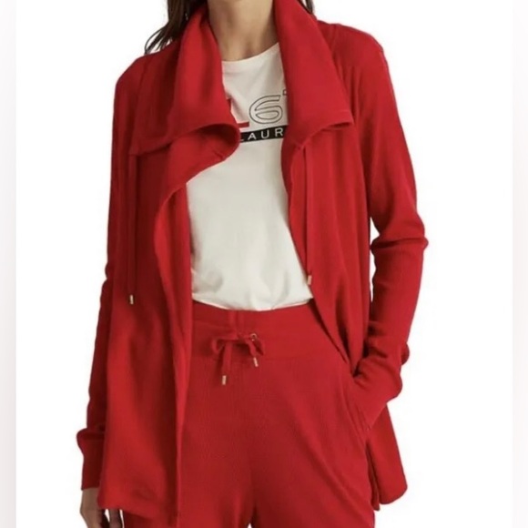 Lauren Ralph Lauren Sweaters - Ralph Lauren Red Cardigan